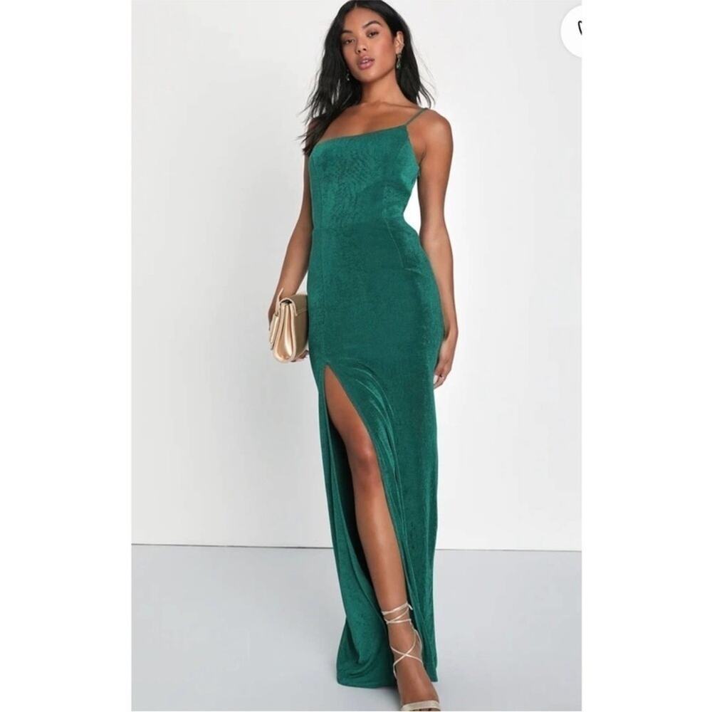 Emerald Strapless Gown Siren Energy Vacation After Dark - Picture 5 of 6